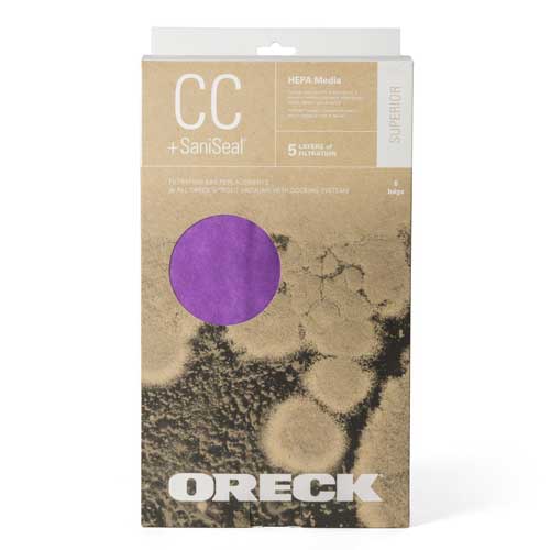 Oreck Bags – CC Superior 5 Layer 6pk HEPA
