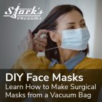 Stark's Vacuums Repurposing Vacuum Bags into Surgical Masks for COVID-19 Response - Portland OR