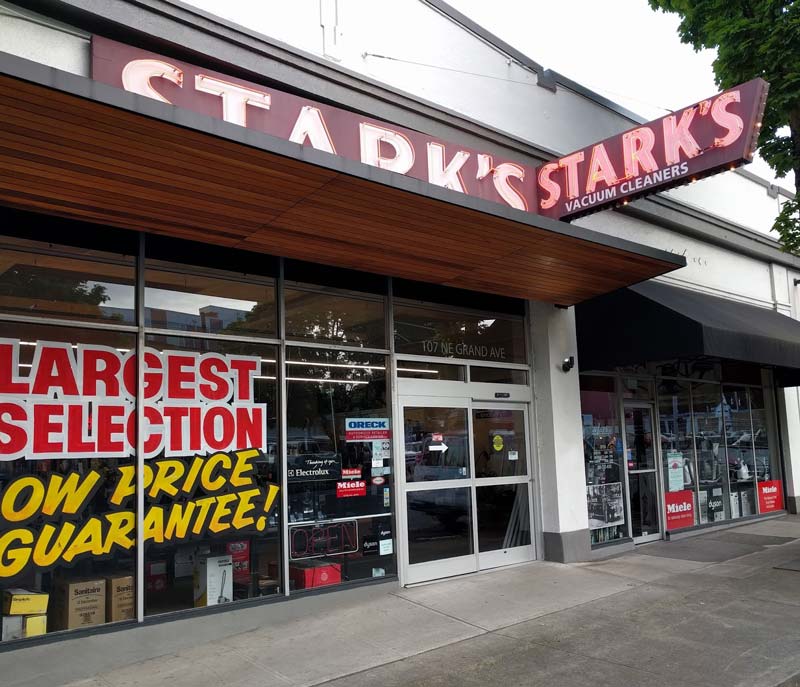 Stark's Vacuums Portland OR location storefront