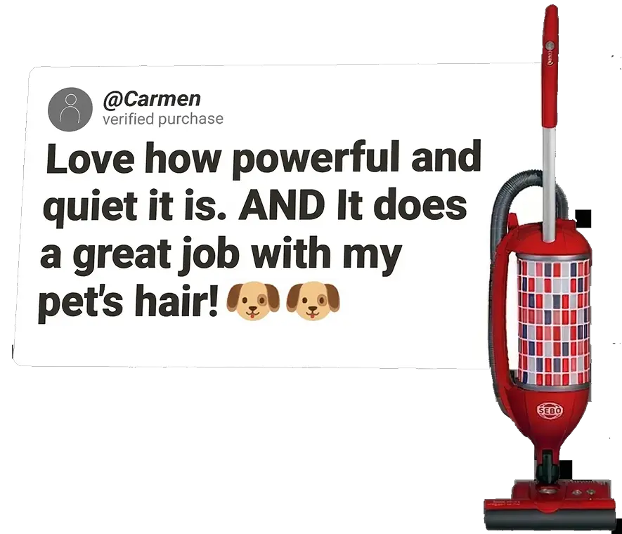 A happy Sebo Customer said: 