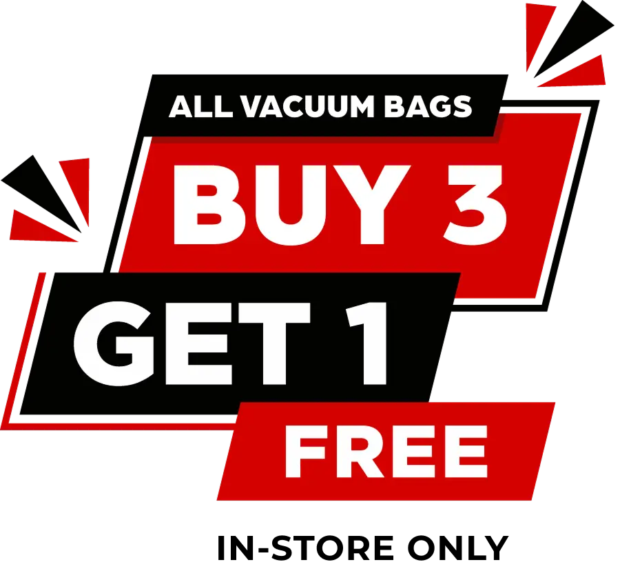 Sale: In-store only, Buy 3 Replacement Bags, and Get 1 Free